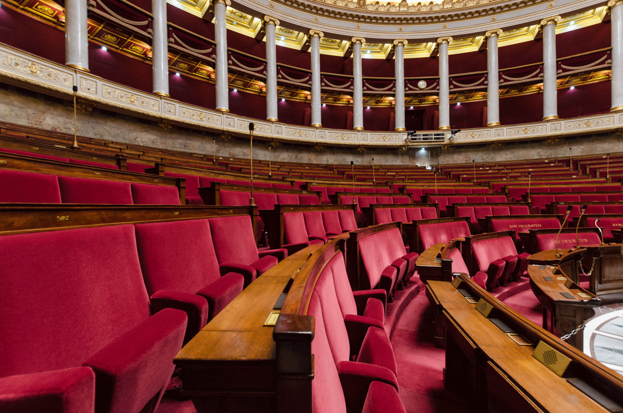 Hémicycle de l'assemblée nationale