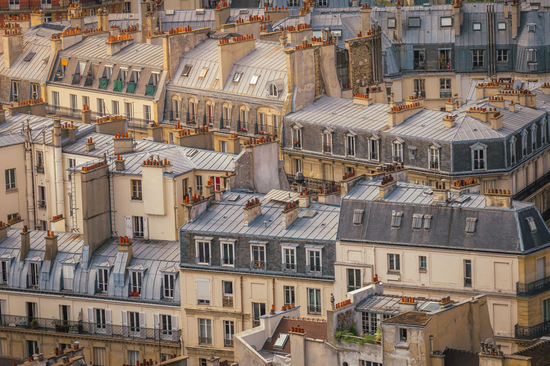 Vue sur les toits de Paris
