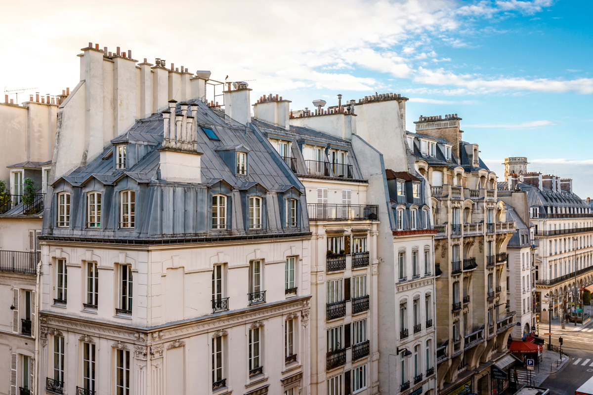 Façades typiquement parisiennes