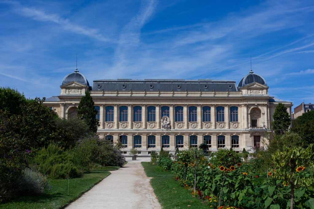 Museum d'histoire naturelle dans le jardin des plantes dans le 5e arrondissement de Paris