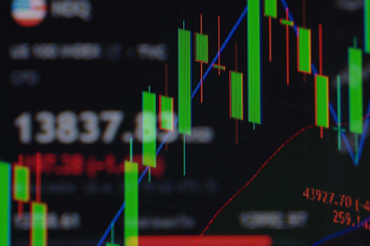 Image abstraite représentant des taux bancaires