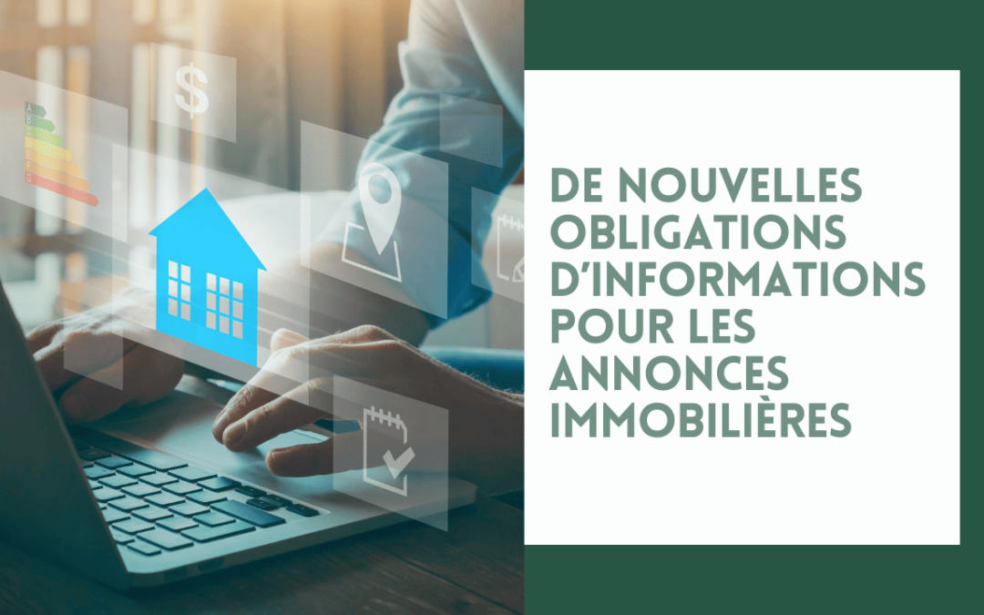 De nouvelles obligations d’informations pour les annonces immobilières