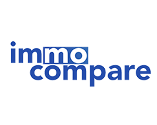 Logo de Immocompare, comparateur en ligne de solutions immobilières