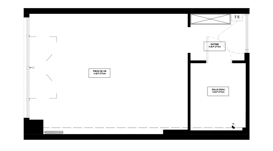 Plan existant avant la rénovation