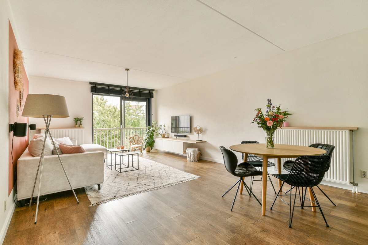 Intérieur d'un logement meublé pour la location meublée professionnelle