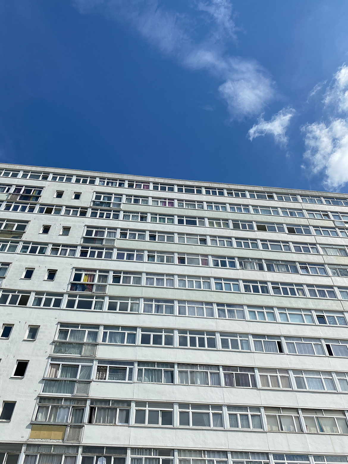 Facade d'un immeuble de 17 étages
